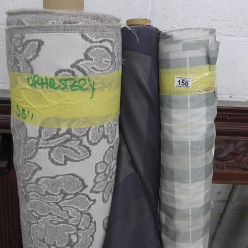 2398 - 3 Rolls of fabric