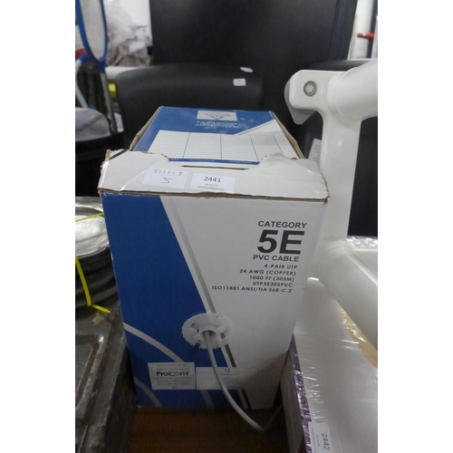 2441 - Box of Cat 5E cable