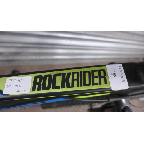 2456a - B-Twin Rockrider black gent's MTB