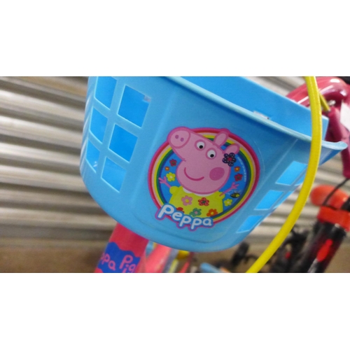 2467 - 2 My First Bikes: Spiderman and Peppa Pig (original RRP £99)