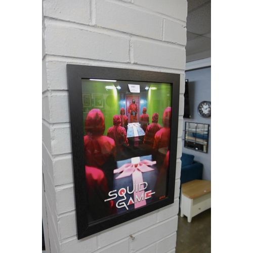 1482 - A Squid Game Corridor framed print, 30 x 40