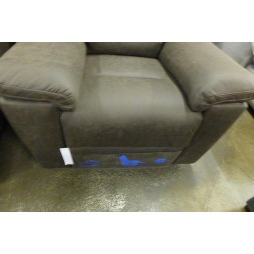 1606 - Fabric Power Recliner  - Kuka, Original Rrp £499.91 + Vat  ( 4085-10)* This Lot Is Subject To Vat