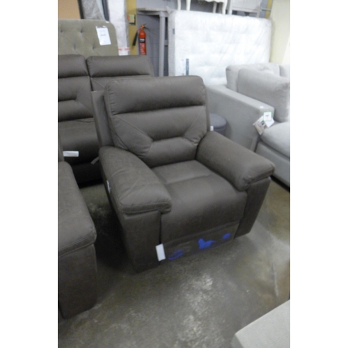 1606 - Fabric Power Recliner  - Kuka, Original Rrp £499.91 + Vat  ( 4085-10)* This Lot Is Subject To Vat