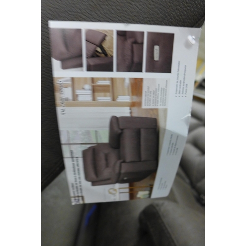 1606 - Fabric Power Recliner  - Kuka, Original Rrp £499.91 + Vat  ( 4085-10)* This Lot Is Subject To Vat