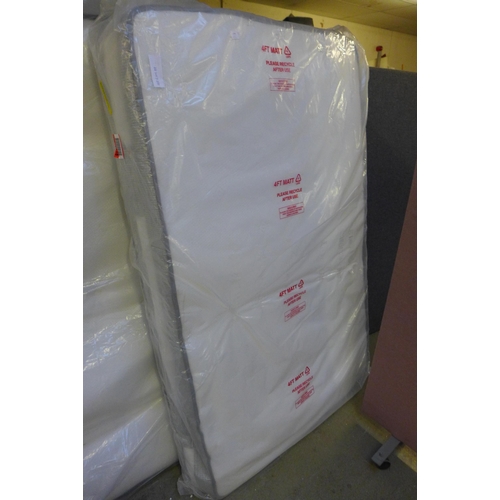 1756 - A Kincanon wool memory foam ¾ size mattress (original RRP £150) * this lot is subject to VAT