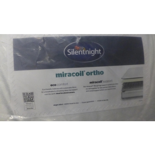 1617 - A Silentnight Miracoil Ortho double size mattress RRP £243.99