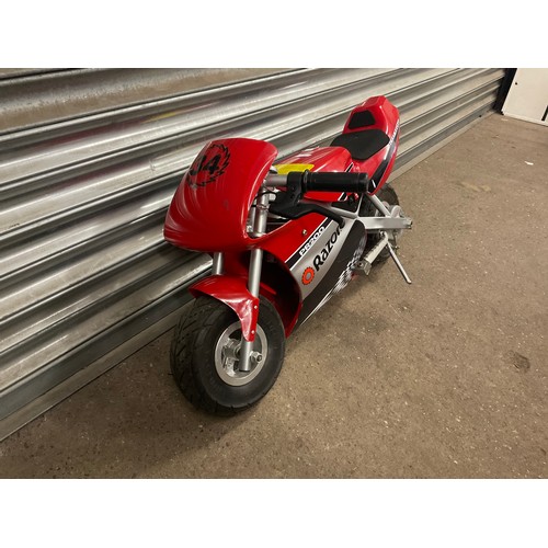 2465 - Razor PR200 electric toy motorbike (Police repossession)