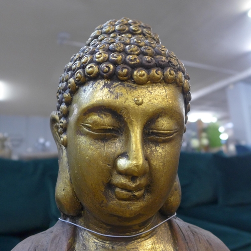 1364 - A meditating Buddha suitable for indoor or outdoor use, H 45cms (BU019422)   #