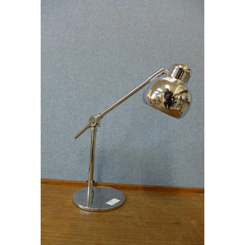 393 - A chrome desk lamp