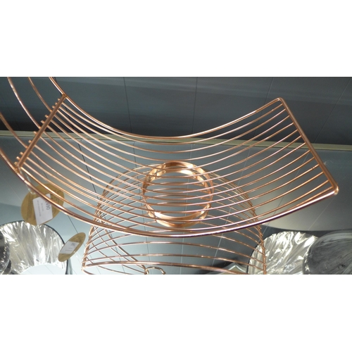 1434 - A copper wire fruit hammock (KG072106)   #