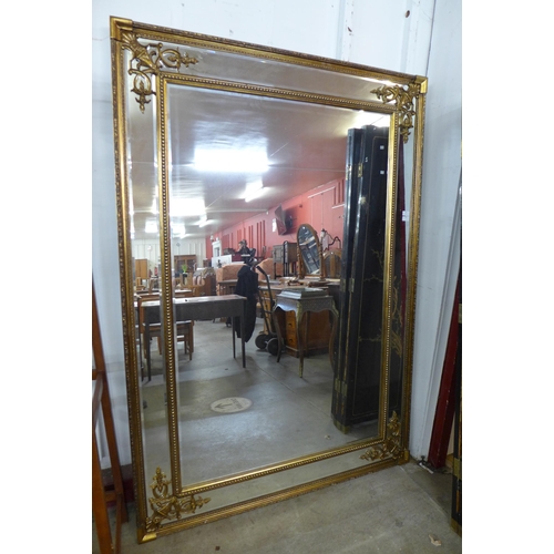 125 - A large French style gilt framed mirror, 192cms h
 (M24W228)   #