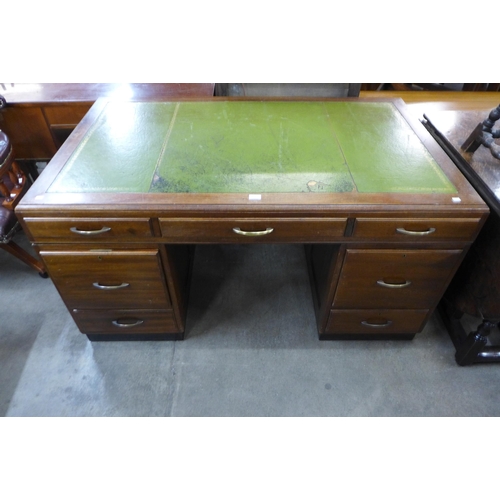 138 - A mahogany library desk