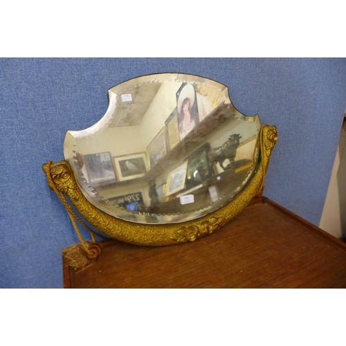 410 - A French gilt framed mirror