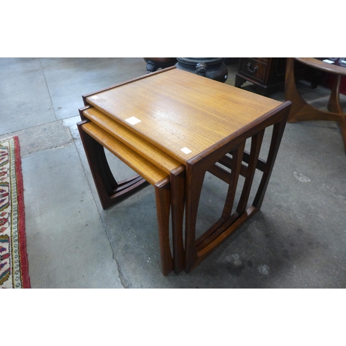 83b - A G-Plan Quadrille teak nest of tables