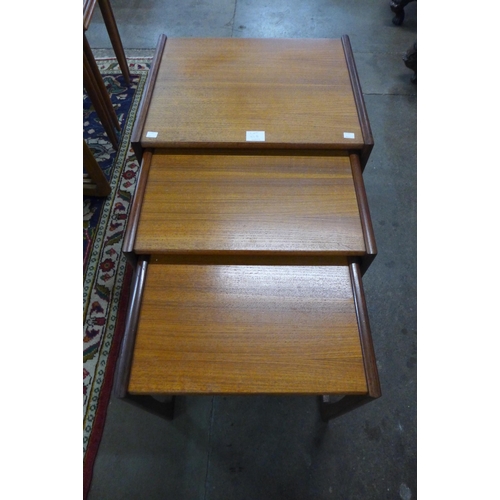 83b - A G-Plan Quadrille teak nest of tables