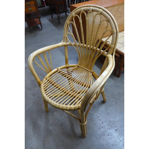 90 - A bamboo armchair