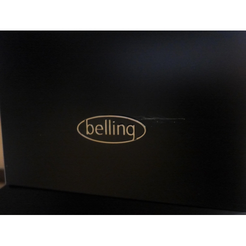 3003 - Belling Farmhouse 100cm Chimney Hood - Black - Model No.:- 44441035 * This Lot Is Subject To Vat