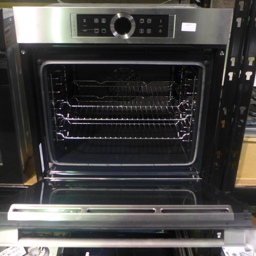 3007 - Bosch Serie 8 Multifunction Oven (H595Xw595Xd548) - Model No:- HBG634BS1B * This Lot Is Subject To V... 