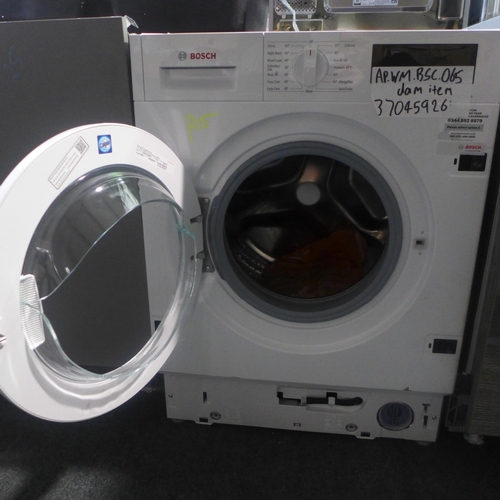 3028 - Bosch Integrated Washing Machine (8Kg) (H818Xw596Xd544) - Model No:- WIW28301GB, Original RRP £654.1... 