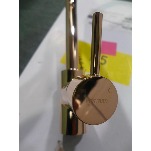 3054 - Della Rose Gold Tap - High Pressure Only * This Lot Is Subject To Vat