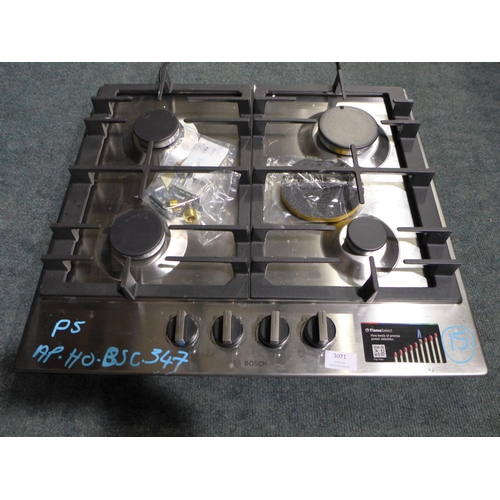 3071 - Bosch 4-Burner Gas Hob with Flameselect (H45Xw582XD520) - Model No:- PCP6A5B90 * This Lot Is Subject... 