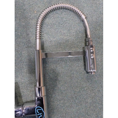 3087 - Stainless Steel Kitchen Tap * This Lot Is Subject To Vat