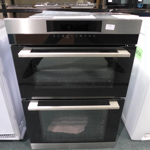 3104 - AEG Double Oven Model: DCK731110M * This Lot Is Subject To Vat