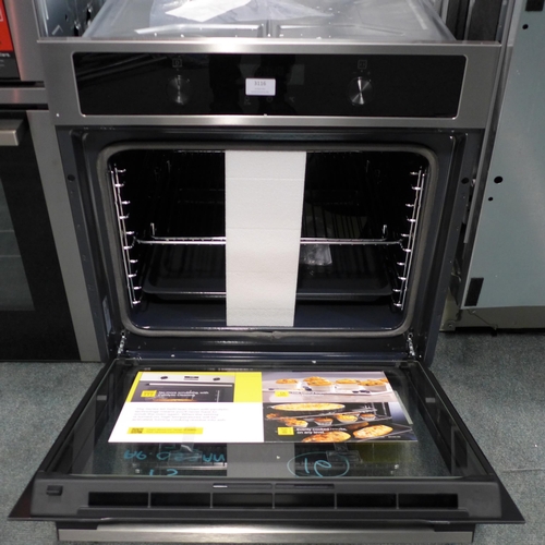 3116 - Zanussi Single Pyrolytic Oven (H589Xw594XD568) - Model No:- ZOPND7X1 * This Lot Is Subject To Vat