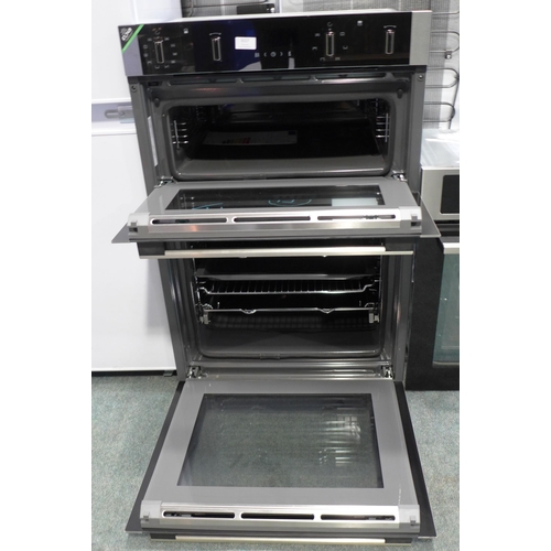 3117 - Neff N50 Built In Double Pyrolytic Oven (H888Xw594XD550) - Model No:- U2ACM7HN0B, Original RRP £1749... 