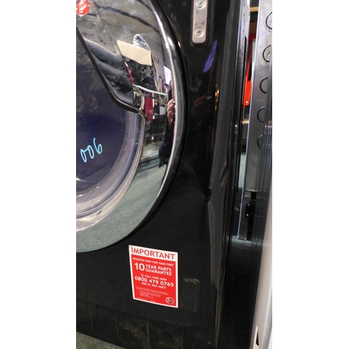 3122 - Hoover H-Wash & Dry 300 Pro Integrated Black Washer/Dryer (9+5Kg) (H820Xw600XD525) - Model No:- HBDO... 