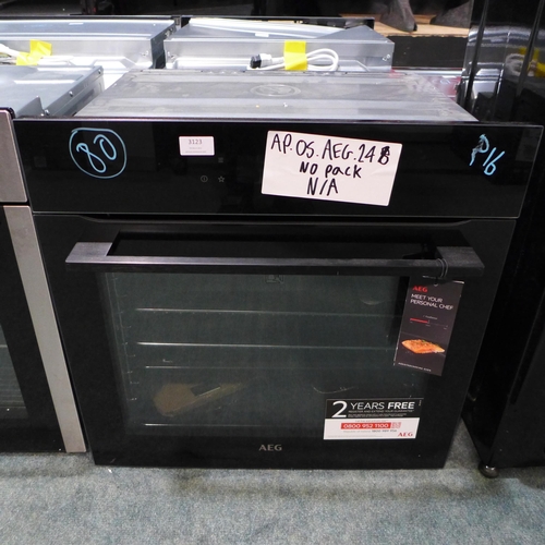 3123 - AEG Multifunction Oven (H594Xw595XD567) - Model No.:- BPK748380B, Original RRP £757.50 Inc. Vat * Th... 