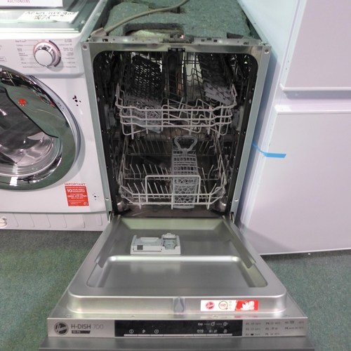 3126 - Hoover Fully Integrated Slimline Dishwasher (H820Xw448XD550) Model: HD1H2T104780 * This Lot Is Subje... 