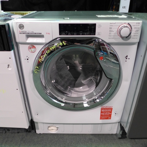 3127 - Hoover H-Wash 300 Pro Integrated Washing Machine (9Kg) (H820Xw600Xd525) - Model No:- HBWOS69TMCE80, ... 