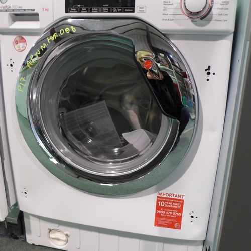 3127 - Hoover H-Wash 300 Pro Integrated Washing Machine (9Kg) (H820Xw600Xd525) - Model No:- HBWOS69TMCE80, ... 