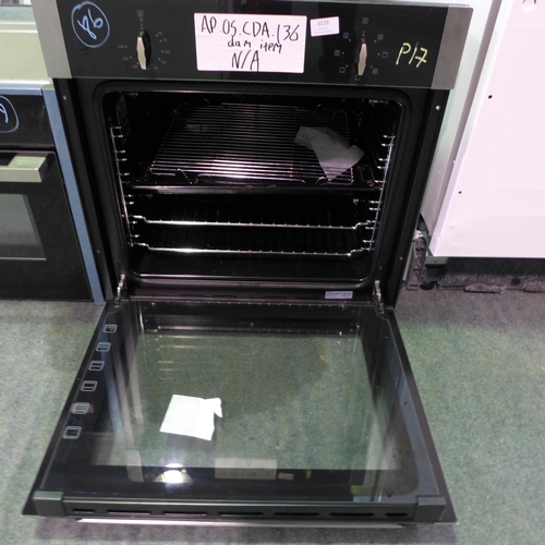 3129 - CDA Single Multi-Function Oven (H595Xw595XD567) - Model No.:- SK310SS, Original RRP £300 Inc. Vat * ... 