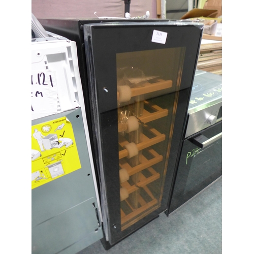 3139 - Viceroy Under Counter Wine Cooler (H870Xw295XD570) - Model No:- WRWC30BKED, Original RRP £332.50 Inc... 