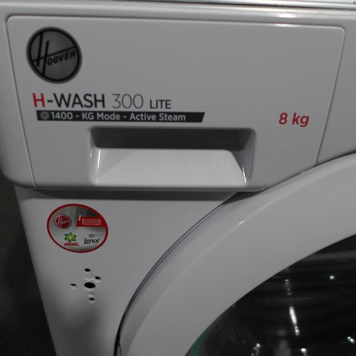 3142 - Hoover H-Wash 300 Lite Integrated Washing Machine (8Kg) (H820Xw600Xd525) - Model No:- HBWS48D1E80, O... 