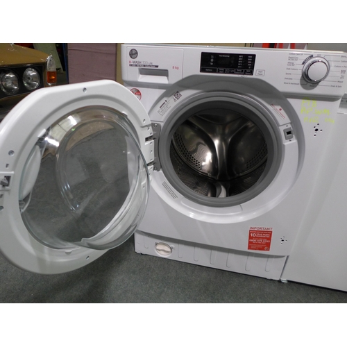 3142 - Hoover H-Wash 300 Lite Integrated Washing Machine (8Kg) (H820Xw600Xd525) - Model No:- HBWS48D1E80, O... 