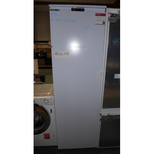 3151 - CDA Integrated Tower Fridge (H1780Xw540XD545) * This Lot Is Subject To Vat