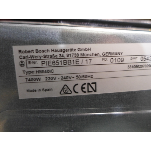 3154 - Bosch Induction 4-Zone Hob (H49Xw592XD522) - Model No:- PIE651BB1E, Original RRP £532.50 Inc. Vat * ... 