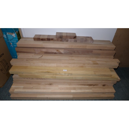 3169 - Quantity of Solid Oak Off-Cuts * This Lot Is Subject  To VAT