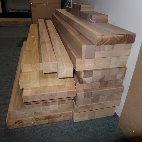 3169 - Quantity of Solid Oak Off-Cuts * This Lot Is Subject  To VAT