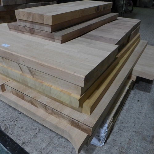 3170 - Quantity of Solid Oak Off-Cuts * This Lot Is Subject  To VAT