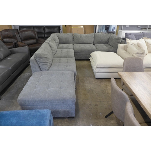 1544 - Tisdale Six Piece Modular Sectional Fabric Sofa, original RRP £1916.66 + VAT (4086-9) * This lot is ... 