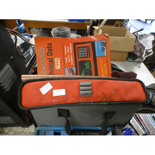 2048 - Magma tool case, approx. 30 plumbing items: pipe joints, fixings, etc., & Snap-On Technical Data boo... 