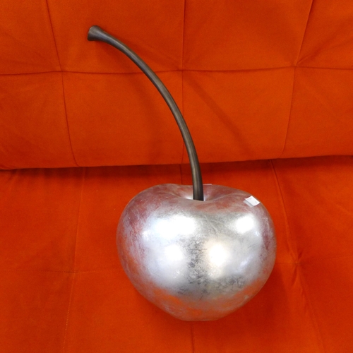 1342 - A large silver decorative cherry