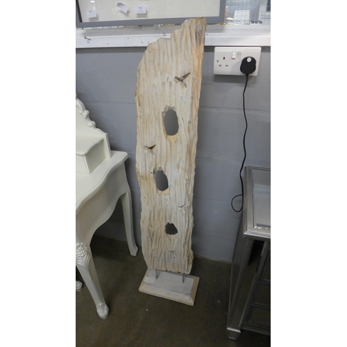 1448 - A Besp-Oak white painted driftwood sculpture