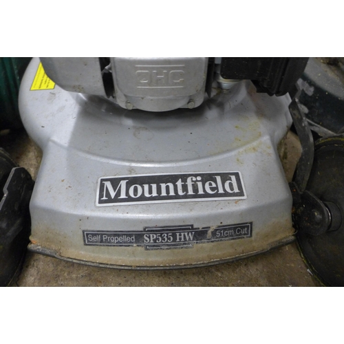 2384 - Mountfield self-propelled petrol lawnmower with Honda OHC150cc engine - a/f