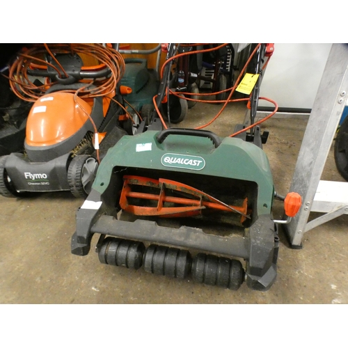 2387 - Qualcast electric rotary lawnmower W, with collector and instructions