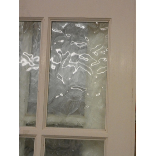 2399 - 2 x 15 Pane glass internal wood doors